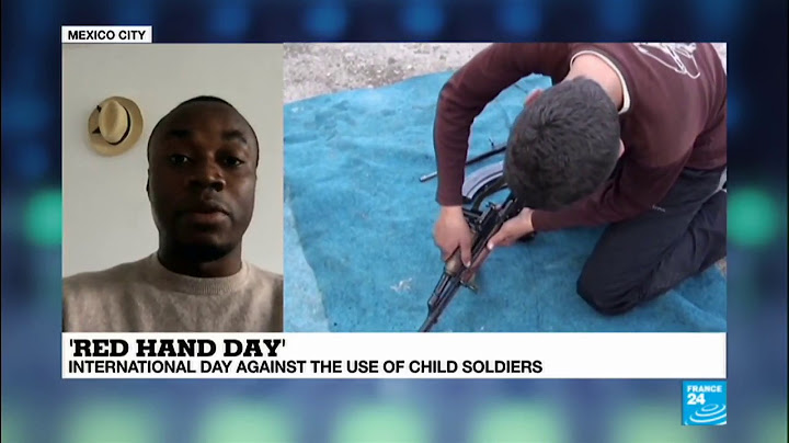 EXCLUSIVE - Former child soldier Mohamed Sidibay speaks to France 24