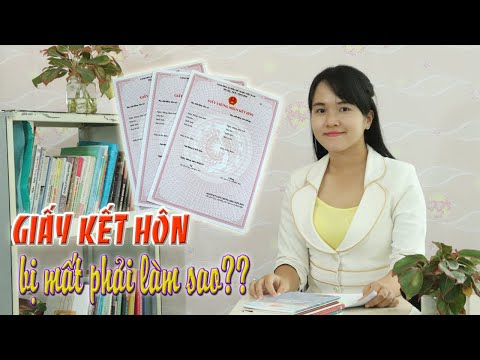 Video: Làm thế nào để bạn điền vào một giấy chứng nhận kết hôn?