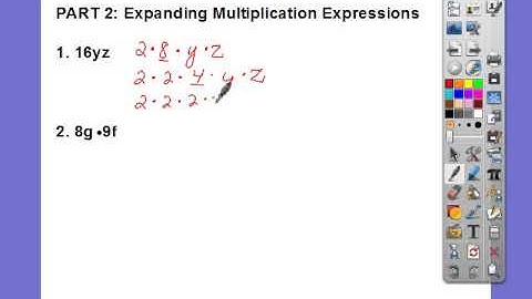 Lesson 10 Writing and Expanding Multiplication Expressions