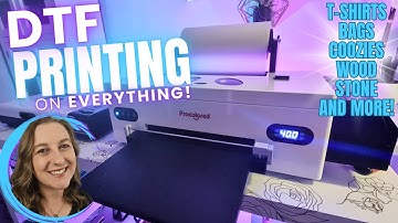 I Tried DTF Printing on EVERYTHING with My Procolored F13 DTF Printer! (Wood, Hats, Bags & More!)