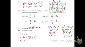 Area on Coordinate Plane - Composite Figures