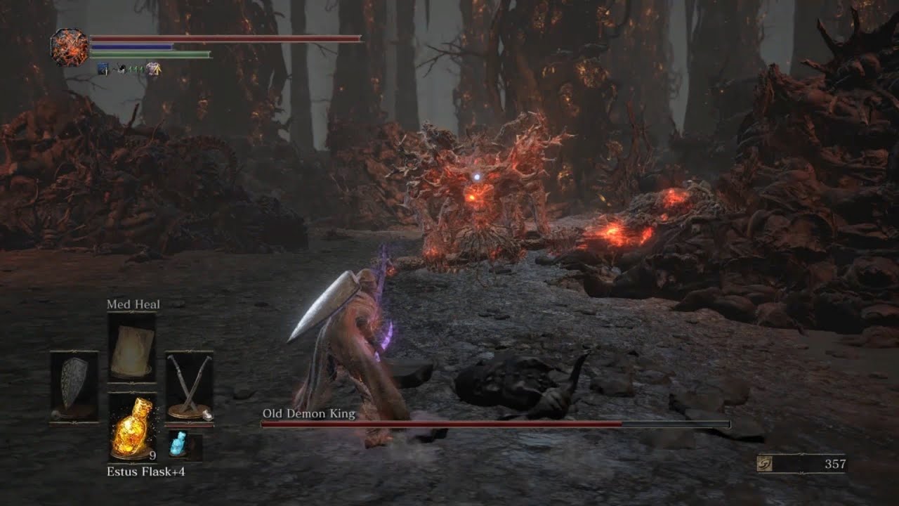 Dark Souls 3: Old Demon King extremely easy Boss fight (Dex Build)