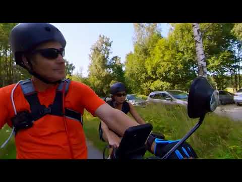 Two days cycling on Sjuhäradsbanan (Seven county cycle track).