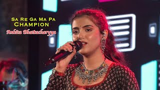 Sa Re Ga Ma Pa Champions - Ankita Bhattacharyya Live Show Jhankar Studio