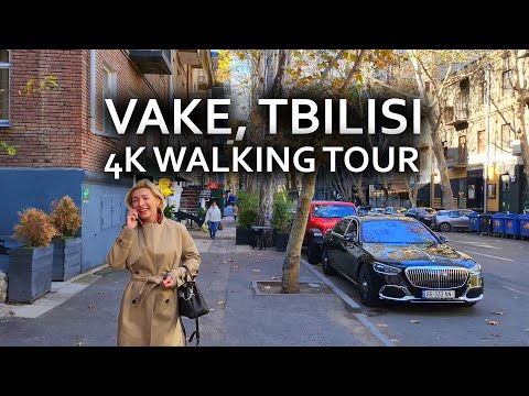 Tbilisi's WEALTHIEST neighborhood! Vake, Tbilisi walking tour 2023 | Tbilisi, Georgia street walk