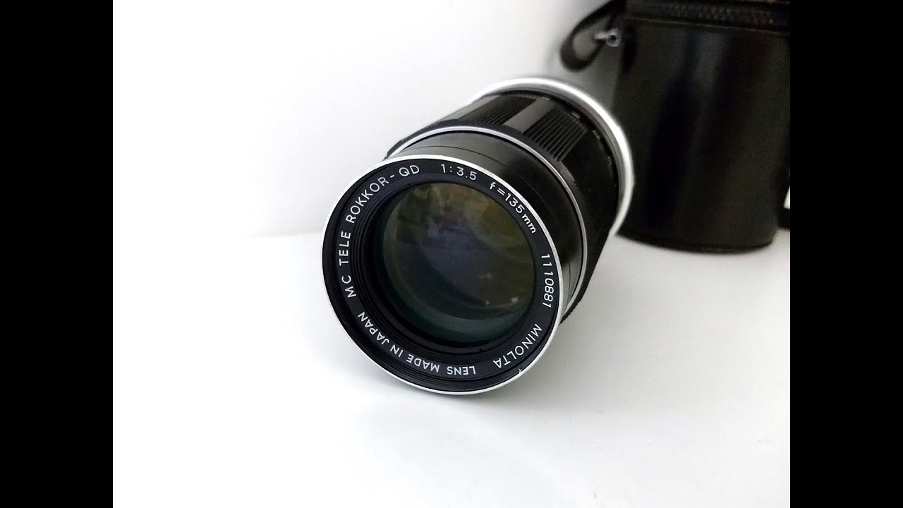 MINOLTA MC TELE ROKKOR-QD 135mm F3.5 - YouTube