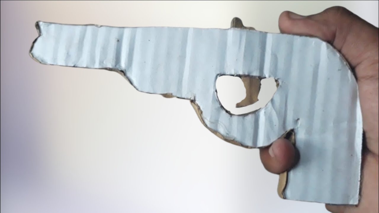 Cara Membuat Pistol Mainan Dari Kardus Bekas dan Karet Cara Membuat Pistol Mainan Dari Kardus Bekas dan Karet