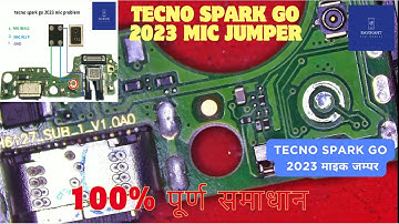 tecno spark go 2023 mic jumper | Tecno spark go 2023 माइक जम्पर