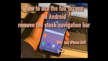 How to use full screen on galaxy note 9 (ft. XDA navigation gestures app)