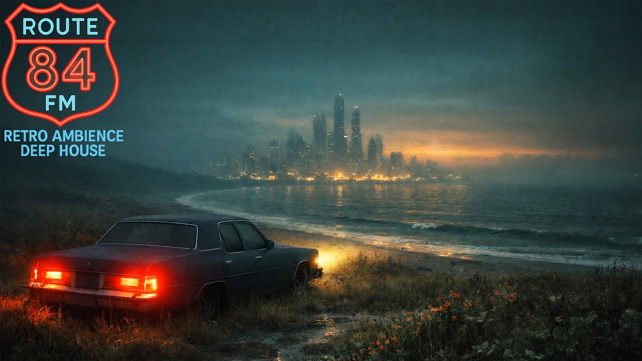 Route84FM – Distant Thunder | Dark Noir Deep House, Night Drive Mood (100 BPM)