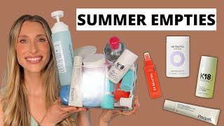 Summer Skincare Empties: Tower 28, K18, Prequel, & More! | Dr. Sam Ellis