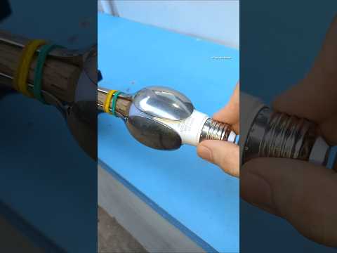 Genius DIY Tool Idea for Screwing Light Bulbs at Heights #diy #tips #tools #ideas