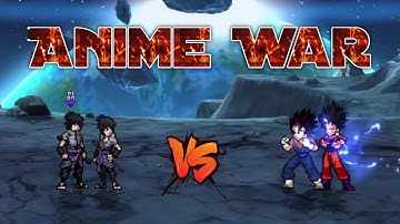 Sasuke FMS V1.2 & Sasuke Indra OP VS Vegito (all form) & Gokhan OP in Jump Force Mugen