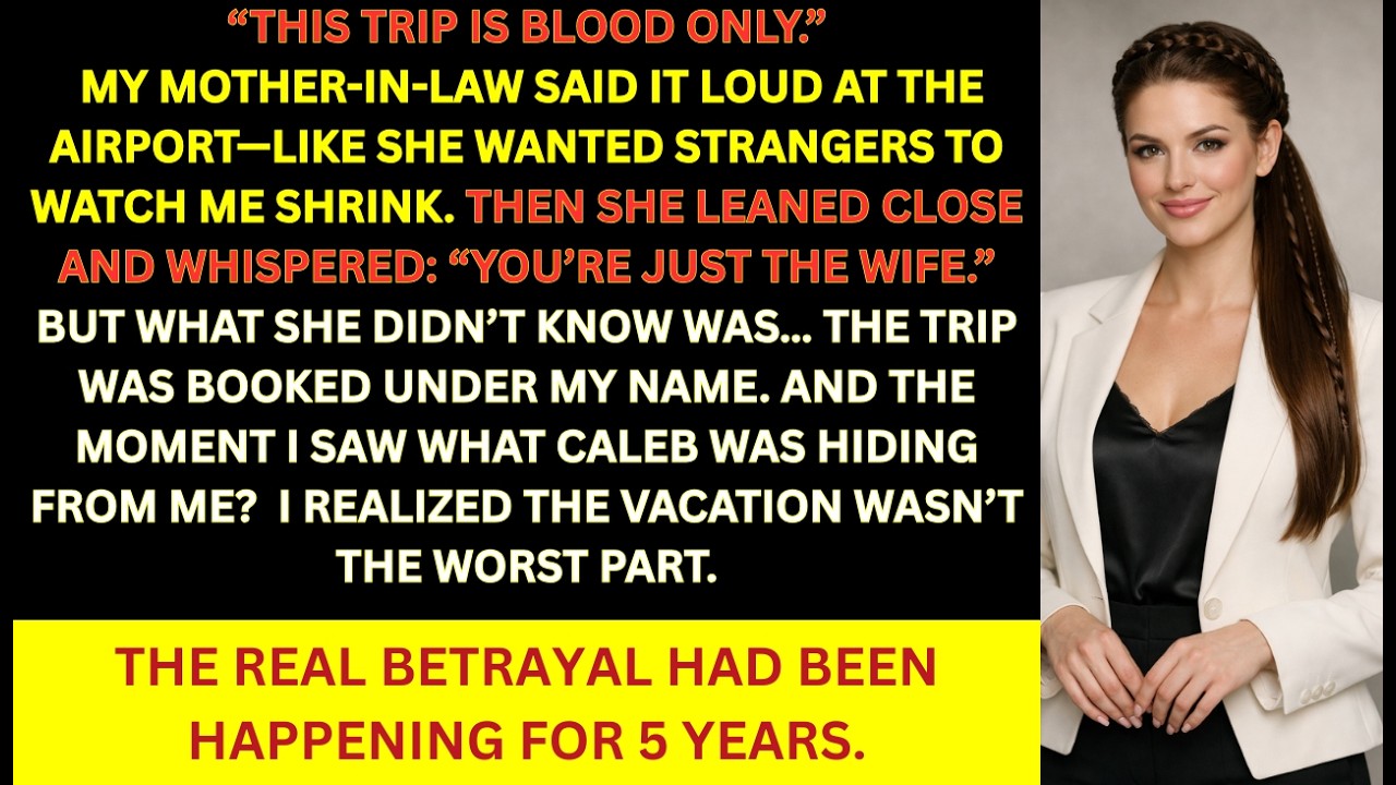My MIL Said I Wasn’t ‘Family’ Enough for Their Bloodline Vacation—So I Taught Her a Lesson.