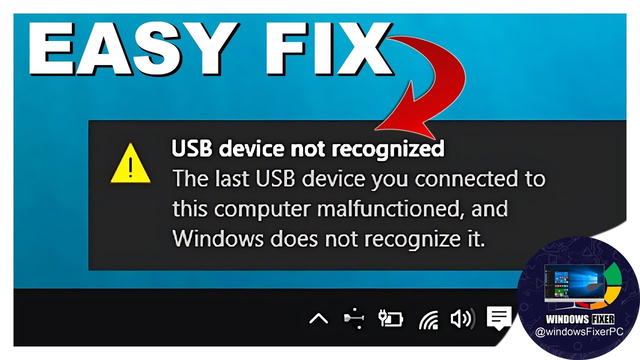 Troubleshooting 'USB Device Not Recognized' Error on Windows 10 - Easy ...