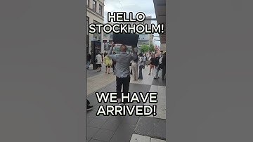 Hello Stockholm! We have arrived! Open-Air Preaching in Stockholm Sergelstorg 2025-06-17