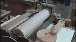 Easy way to replace drum sander sandpaper