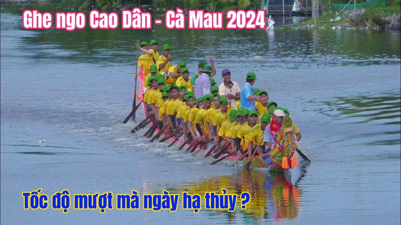 Ghe ngo CAO DÂN: Tốc độ nhẹ nhàng ngày hạ thủy 2024 ?
