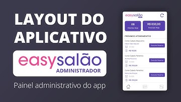 Criando o layout do app para administração do Easy Salão (Semana Mobile)