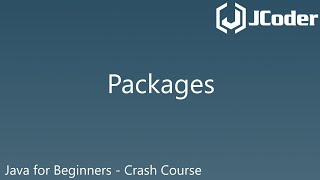 Packages - Java for Beginners - Crash course Wealth