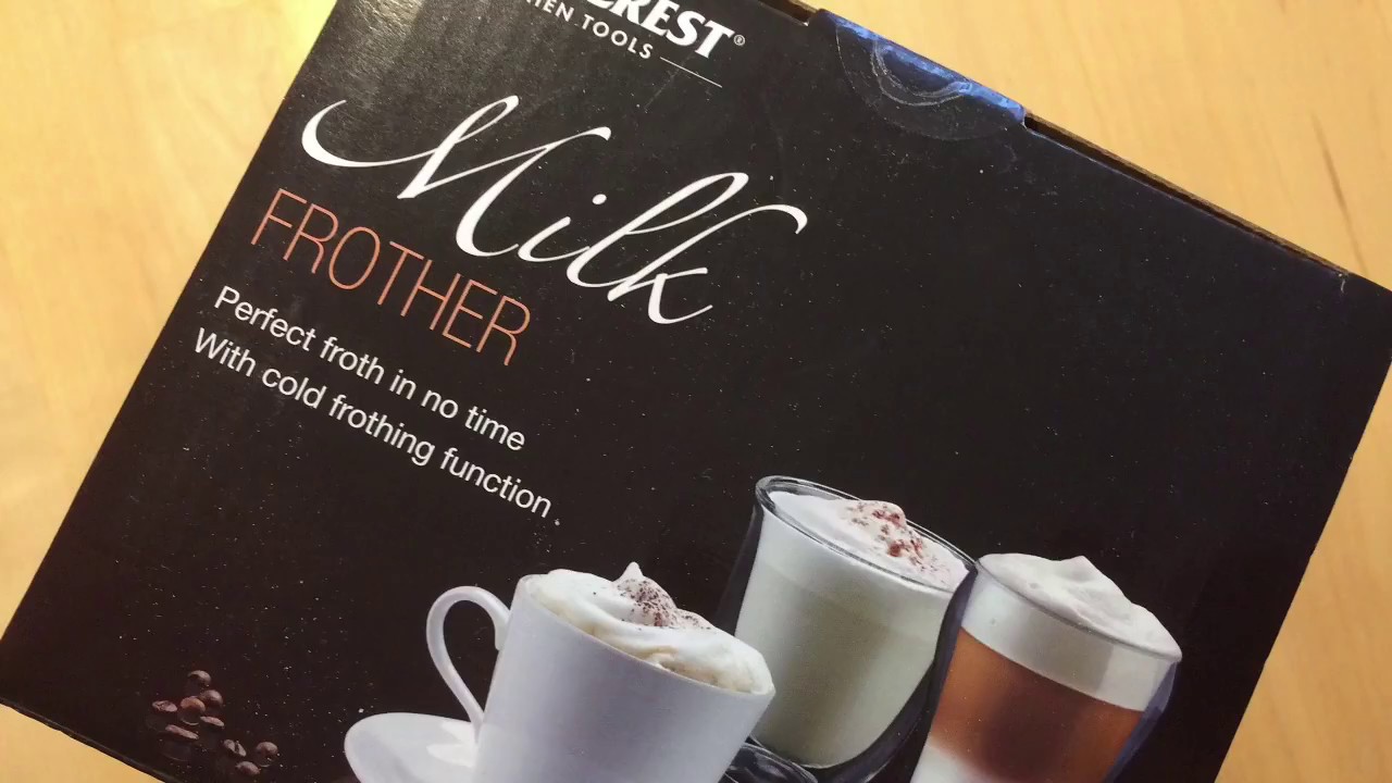 Lidl Milk Frother SilverCrest Napěňovač Mléka - YouTube