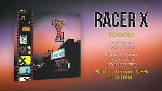 RACER X - Scarified - 105% Tempo (150 BPM) Backing Track