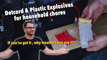 Detcord & PE making digging easy! A little household job I needed to do