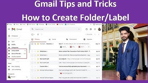 How to create Gmail Folder/Label Urdu| Hindi