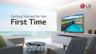 getting started for the first time | lg webos tv | first use set up | webos 22 | lg tv 2024