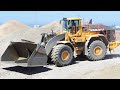 BIG Volvo L350H Wheel Loader - Working in Danish Gravel Pit | Danish Construction