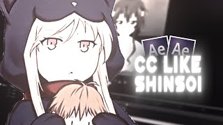 CC Like  Shinsoii  | After Effects AMV Tutorial