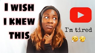 What I WISH I Knew Before Starting a YOUTUBE CHANNEL in 2022