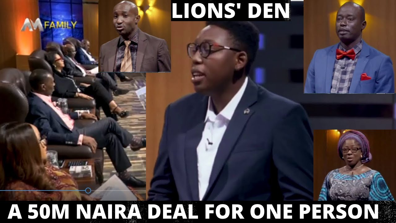 LIONS DEN NIGERIA 2022: ONE DEAL OF 50M NAIRA SEALED BY 27 YEARS OLD