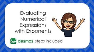 Evaluating Numerical Expressions with Exponents | Desmos Graphing Calculator