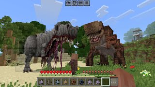 Dinosaurs Parasitic Red ADDON in Minecraft PE screenshot 2