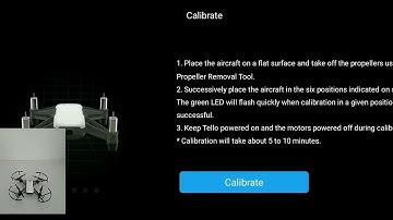 Tello Brasil - Calibrando o IMU do Tello