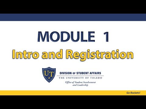 Module 1 - Intro And Registration