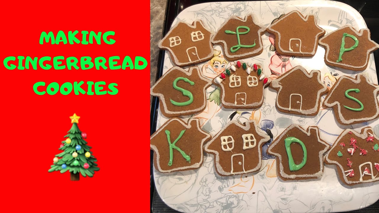 DISNEYLAND Gingerbread cookie recipe YouTube