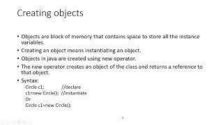 Class and Object // Data members and members functions// How to declare a class// create an object