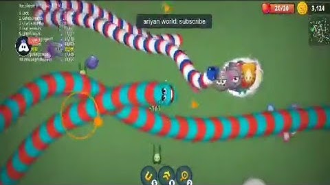 Wormszone.io live stream biggest worms hunting part (40) || Android / ios gameplay Walkthrough