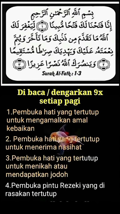 Surah Al Fath 1-3 beserta artinya #short