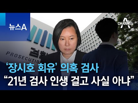 ‘장시호 회유’ 의혹 검사 “21년 검사 인생 걸고 사실 아냐” | 뉴스A @channelA-news