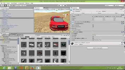 como crear un juego de coches realista sin utilizar unity pro