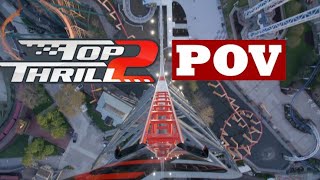 Top Thrill 2 POV - Cedar Point Sandusky Ohio 4/25/24