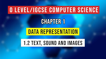 O LEVEEL/IGCSE COMPUTER SCIENCE, CHAPTER 1 - Text, Sound and Images(1.2 only) | 2210/0478