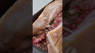 Stuff, sew & seal your meat ???? food cooking meat cookinghack foodhack