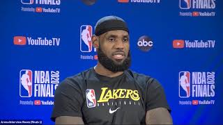 LeBron James Postgame Interview Game 3 2020 NBA Finals
