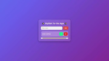 Build a Simple To-Do List App with HTML, CSS & JavaScript | Beginner Project