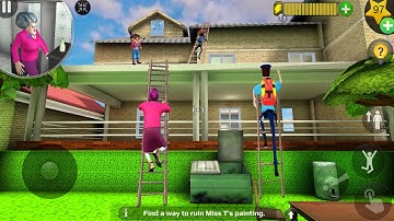 Scary Teacher 3D_New updater-New fun video everyday , gameplay walkthrough  part 612 ( android, ios)