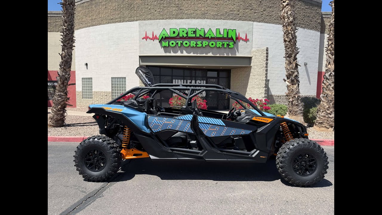 2025 Can Am Maverick X3 Max DS Turbo Scandi Blue & Orange Crush